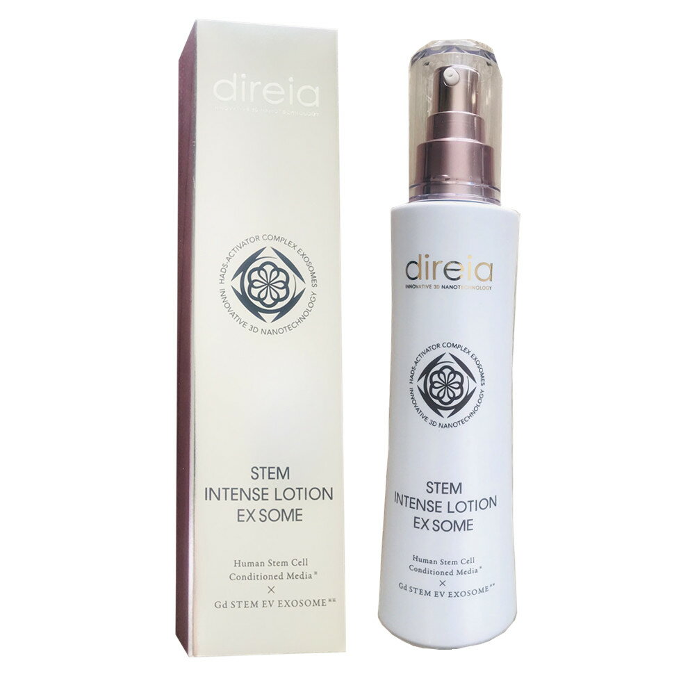 Direia ローション 120ml Stem Intense Use Lotion ディレイア スインテンス ユース 化粧水 ツヤ 乾燥環境に うるおい 保湿 しっとり ヒト幹細胞培養液