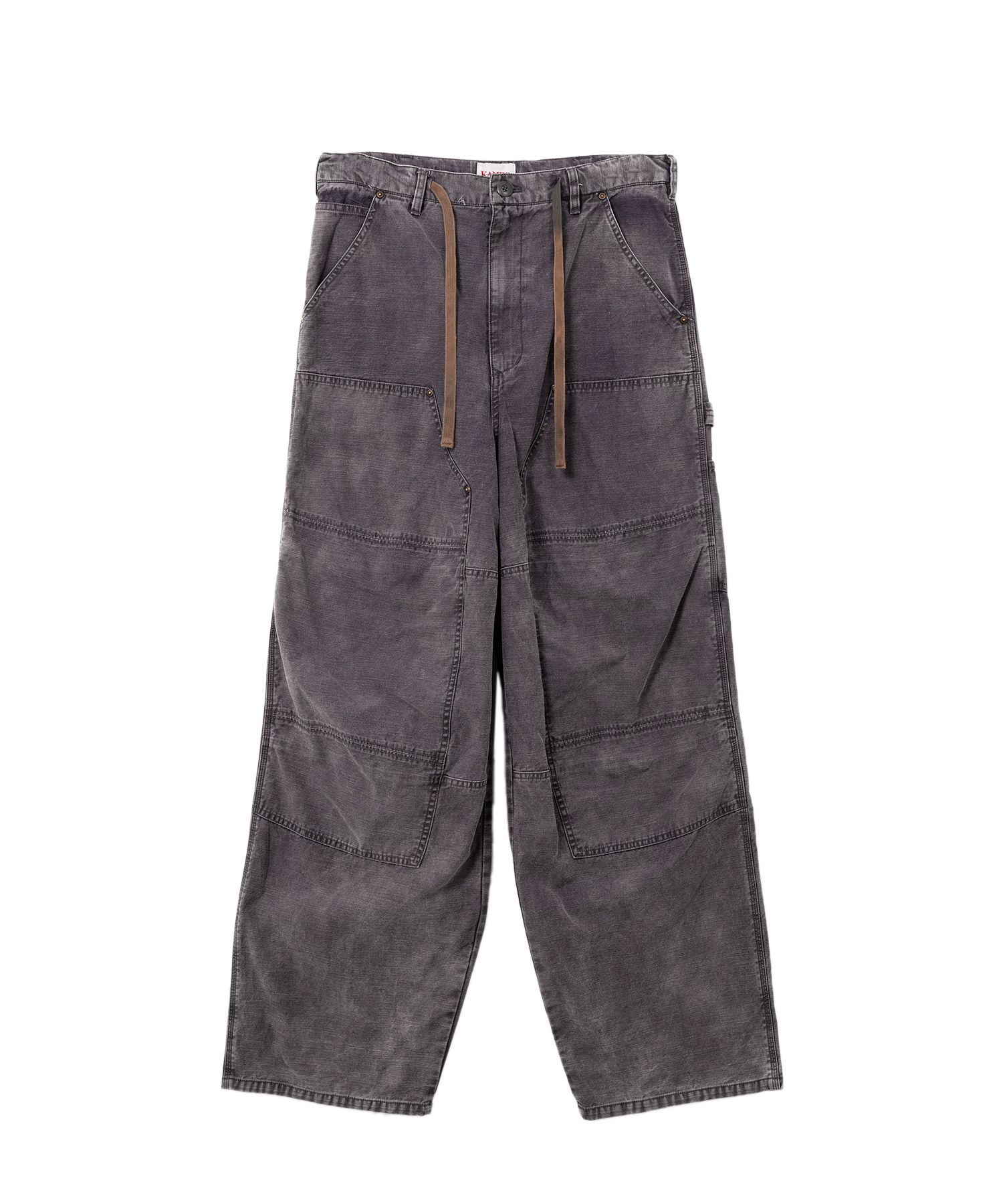KAMIYA カミヤ G14PT025 Satin Painter Pants ブラック メンズ デニム ジーンズ パンツ 2025年春夏 送料無料