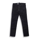 30%OFF DSQUARED2 ディースクエアード S79LA0038 BULL DESTROYED COOL GUY JEANS メンズ デニム スキニー スリム D2 クールガイ ブラック ダメージ ペイント 正規品 送料無料 返品交換不可