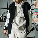 RESOUND CLOTHING TEhN[WO RC31-JK-007 TECH OVER VARSITY JACKET BKWH Y AE^[ X^W TEh gbNWPbg iCf 2024Nt 