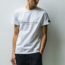 RESOUND CLOTHING リサウンドクロージング RC31-T-003 handwriting rogoT ロゴベーシックTシャツ WHITE ブランドロゴ ややタイト 半袖 メンズ 2024年春夏