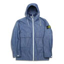 20%OFF STONE ISLAND Xg[ACh 741543747 Mac Chambray 3L Jacket Y AE^[ fj t[h WPbg RpXS  ԕiEs