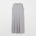 three dots スリードッツ HB5001Y Haute cotton smooth tuck dress it grey オートコットン スムース タックドレス グレー HAUTE COTTON ノースリーブ ロング丈 レディース 2024年春夏 送料無料