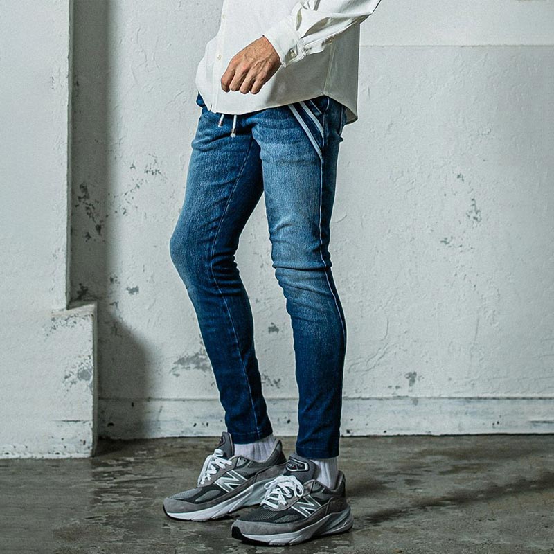 RESOUND CLOTHING リサウンドクロージング RC35-ST-014D EX denim jersey EDGE PT DIND デニム ジャージー イージーパンツ 2025年春夏 送料無料