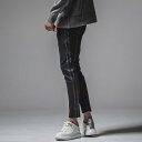 RESOUND CLOTHING リサウンドクロージング BASIC-ST-008 Blind LINE PT BKLBK ブラインドラインパンツ スーパテーパ...