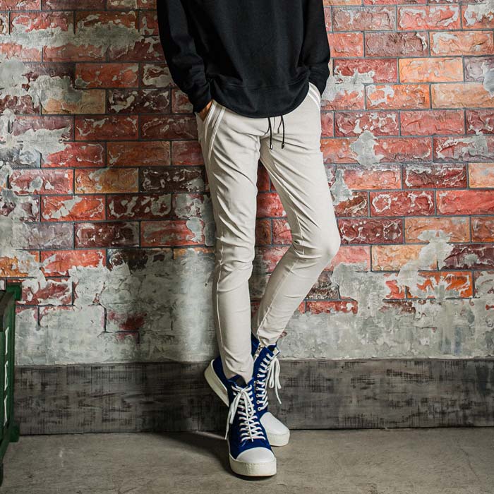 Sweat Pants - RESOUND CLOTHING リサウンドクロージング BASIC-ST-014 REDGE NYLON PT NYLONGREY メンズ ラインパンツ 2025年春夏 送料無料
