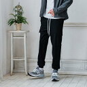 RESOUND CLOTHING リサウンドクロージング RC32-ST-029R ROLAND SWITCH CARGO ブラック メンズ ルーズリブカーゴパンツ 2024年春夏 送料無料
