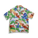 SunSurf サンサーフ Lot No. SS38807 RAYON HAWAIIAN SHIRT “ISLAND EAGLE” 138 ブラウン アロハシャツ メンズ レーヨン 半袖 アイランド・イーグル 鷲 2022春夏 日本製 送料無料