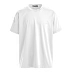 TATRAS タトラス MTAT24S8239-M EION WHITE エイオン リラックスサイズ Tシャツ ホワイト ブランドロゴ 同系色 ロゴTシャツ 半袖 メンズ 2024年春夏 送料無料