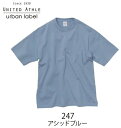  United Athle ユナイテッドアスレ ビックシルエットTシャツ 無地 半袖 メンズ レディース ユニセックス アメカジ 厚手 着こなし 大きいサイズ 綿100 4411-01 9.1オンス マグナムウエイト ビッグシル