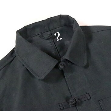 モールスキンチャイナジャケット ブラック 3（XLサイズ）