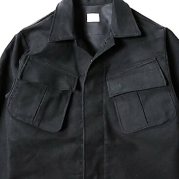 アメリカ軍 モールスキンファーティングジャケット レプリカ ブラック M