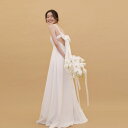 ウェディングドレス 二次会 花嫁 ロングドレス 可愛い 高級感 Aラインドレス 前撮り 結婚式 海外挙式ドレス wedding dress パーティードレス 吊りスカート お嫁さん 披露宴 ロングワンピース ハネムーンフォト ビーチフォト 食事会 撮影 旅行