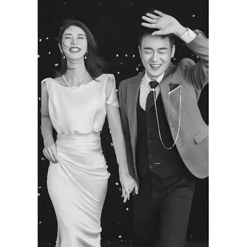 海外挙式 ウェディングドレス 花嫁 二次会 パーティードレス マーメイド ファッション 前撮り ドレス シンプル 結婚式 フォーマルドレス 成人式 ブライダル ロングドレス wedding dress 後撮り レディース ワンピース 挙式 披露宴 演奏会 発表会 セミオーダー