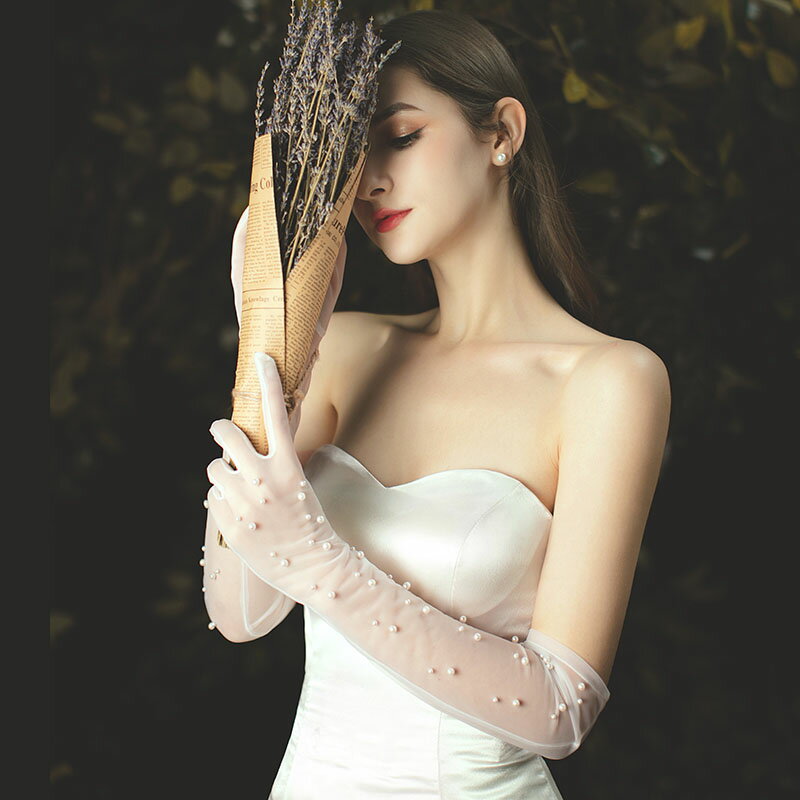 ブライダル ロング グローブ ウェディング 手袋 パール 花嫁 glove ロング グローブ 新婚旅行 結婚式 ウエディング ロング グローブ 二次会 披露宴 ロング グローブ 森ガール 発表会 レース ショートグローブ 撮影道具