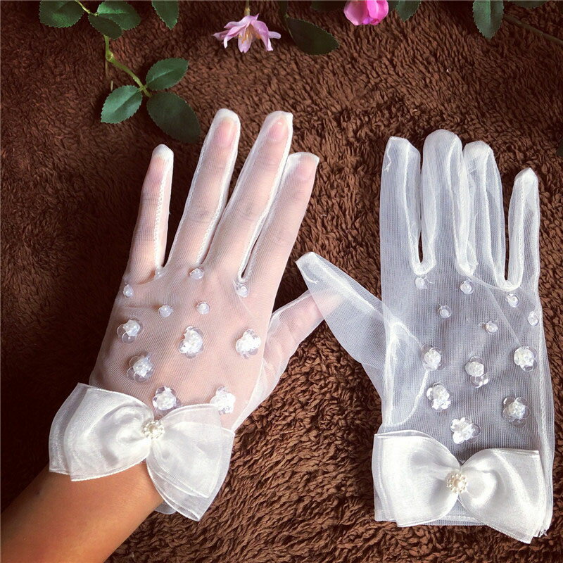 ブライダル グローブ ショート wedding glove 花嫁 手袋 上品 ウェディング 手袋 レース ショート グローブ 二次会 シンプル ショート グローブ 結婚式 透け感 グローブ ショート ラインストーン 挙式 可愛い グローブ 優雅 披露宴