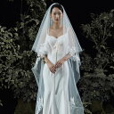 ブライダルベール ベールダウン 豪華 ロングベール ベールアップ レース付き 刺繍付き スパンコール 結婚式 ウエディングベール 優雅 ビンテージ ロイヤル お...