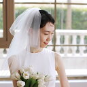 ブライダルベール 初恋 ウェディングベール 二重ベール 結婚式 披露宴 ショートベール ミニベール 手作りベール シンプル設計 ベールダウン 純白 ふんわり 優...