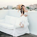 海外挙式 wedding dress 前撮りドレス 大きい 花嫁 シンプル ロングドレス 上品 二次会 ブライダル ウェディングドレス オフショルダー 後撮り ...