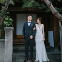 前撮りドレス ウェディングドレス 海外挙式 結婚式 ロングドレス Vネックお嫁さん マーメイドドレス 袖なし シンプル トレーンドレス ブライダル フォーマルドレス 披露宴 撮影 食事会 謝恩会 卒業式 ビーチフォト オーダーメイドも可能 新作