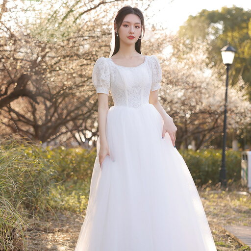 ウェディングドレス 袖あり 結婚式 ロングドレス 花嫁 着痩せ Aラインドレス 二次会 花柄レース ワンピース パーティードレス 半袖 編み上げタイプ 海外挙式ドレス 前撮りドレス 披露宴 女子会 成人式 撮影 食事会 ブライダル ビーチフォト wedding dress ウェディングドレス 袖あり 結婚式 ロングドレス 花嫁 着痩せ Aラインドレス 二次会 花柄レース ワンピース パーティードレス 半袖 編み上げタイプ 海外挙式ドレス 前撮りドレス 披露宴 女子会 成人式 撮影 食事会 ブライダル ビーチフォト wedding dress