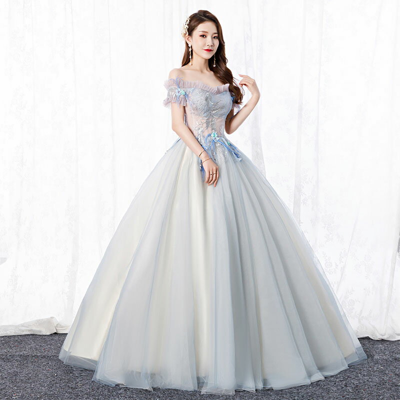 ウェディングドレス ウエディングドレス カラードレス 結婚式 ロングドレス 演奏会 コンサート 二次会ドレス プリンセスラインドレス ステージドレス パーティードレス 発表会ドレス オフショルダー イブニングドレス 披露宴 花嫁 カクテルドレス 前撮り 後撮り