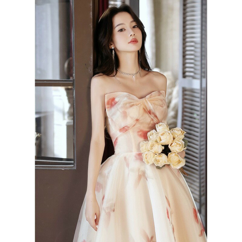 カラードレス 花柄 ビスチェ ロングドレス Aラインドレス 結婚式 二次会 発表会 演奏会 ウェディングドレス ウエディングドレス コンサート イブニングドレス パーティードレス ステージドレス 披露宴 コンクール ブライダル フォーマルドレス 演奏会用ロングドレス