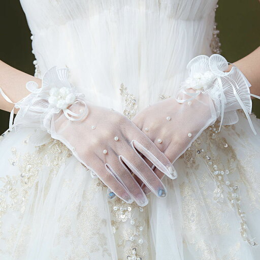 ショートグローブ ウェディング手袋 ウエディンググローブ ブライダル 結婚式 花嫁 二次会 披露宴 前撮り パーティー オフホワイト フリル リボン 白 ショートグローブ ウェディング手袋 ウエディンググローブ ブライダル 結婚式 花嫁 二次会 披露宴 前撮り パーティー オフホワイト フリル リボン 白