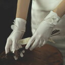 ショートグローブ ウェディング手袋 ウエディンググローブ ブライダル 結婚式 花嫁 二次会 披露宴 前撮り パーティー オフホワイト サテン フラワー