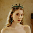 ウェディングヘッドドレス ティアラ プリンセスティアラ 王冠 結婚式 前撮り 二次会 発表会 演奏会 誕生日 ブライダル パーティー 花嫁 ウエディングヘアアク...