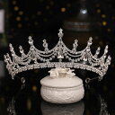 ウェディングティアラ クラウン 新品 ブライダルアクセ 披露宴 ウエディングアクセサリー 撮影 結婚式 発表会 演奏会 披露宴 花嫁 二次会 ウェディング小物