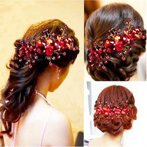 ヘッドドレス ヘアアクセサリー 髪飾り ウェディング 和服 和装 卒業式 袴 着物 チャイナドレス 小物 レディース ヘッドアクセ 髪留め 水晶 ティアラ 赤色 ヘッドドレス ヘアアクセサリー 髪飾り ウェディング 和服 和装 卒業式 袴 着物 チャイナドレス 小物 レディース ヘッドアクセ 髪留め 水晶 ティアラ 赤色