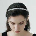 カチューシャ ヘアバンド ウエディング シルバー リーフ ビジュー ヘッドドレス ヘアアクセサリー 花嫁 ウェディング 結婚式 前撮り 二次会 パーティー 挙式