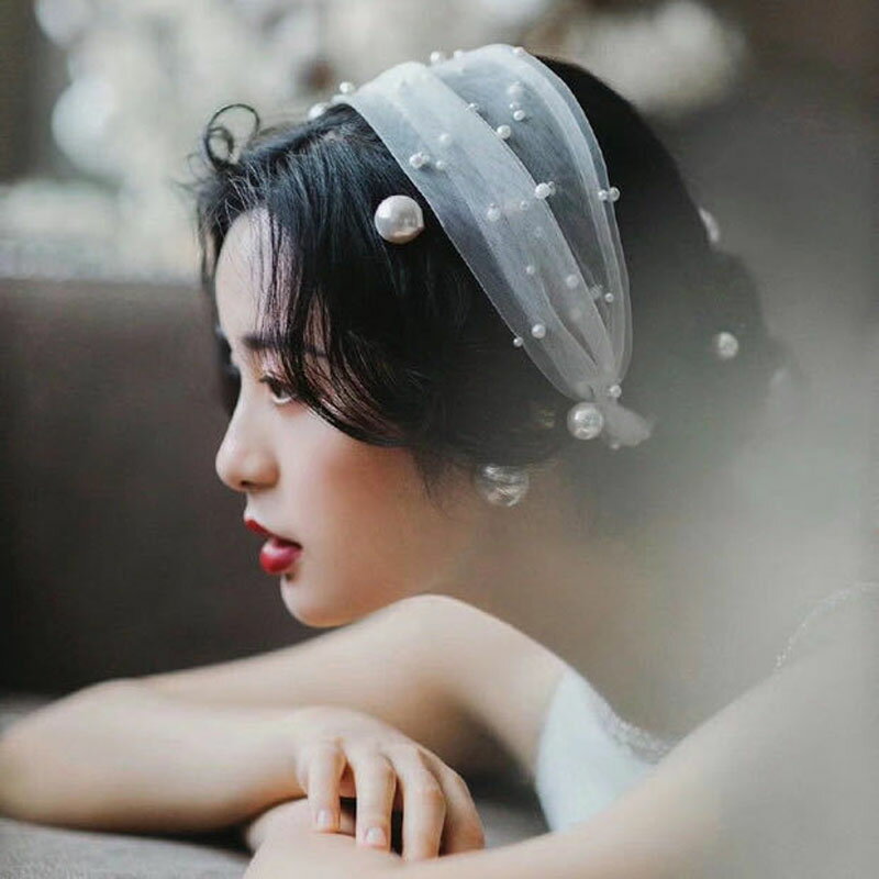 パールカチューシャ ヘアバンド ウエディング カチューシャ 安い 髪飾り ウェディング 花嫁 結婚式 ヘッドドレス ブライダル フォト ヘアアクセサリー リゾート