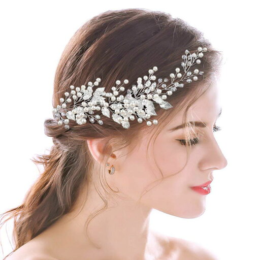 パール リーフ ウェディング 花 小枝 ヘッドドレス ヘアアクセサリー 結婚式 二次会 披露宴 花嫁 ブライダル ウエディング パーティー 前撮り 海外挙式 発表会 パール リーフ ウェディング 花 小枝 ヘッドドレス ヘアアクセサリー 結婚式 二次会 披露宴 花嫁 ブライダル ウエディング パーティー 前撮り 海外挙式 発表会