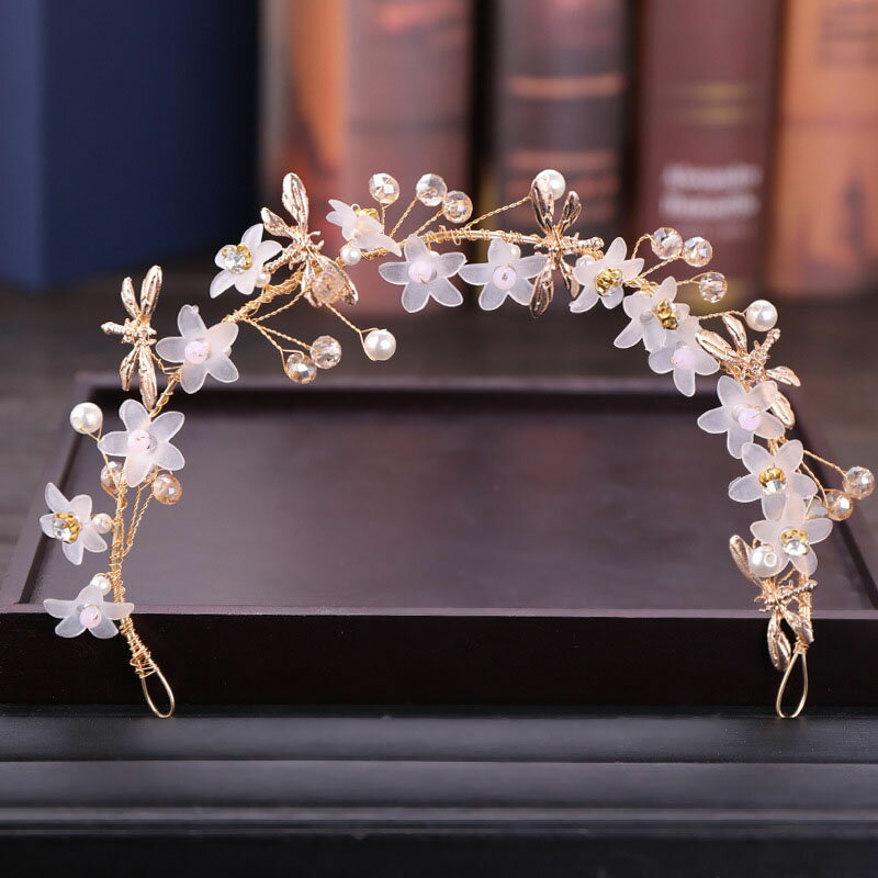 ヘッドドレス ヘアバンド ウエディング カチューシャ 花 髪飾り 花嫁 ウェディング 結婚式 発表会 演奏会 披露宴 ブライダル パーティー 2次会 アクセサリー