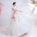 ウエディングドレス 花嫁 二次会 wedding dress ブライダル ワンピース ロングドレス お嬢様 結婚式 前撮り 後撮り 海外挙式 パーティードレス ...