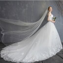 ウェディングドレス プリンセスドレス wedding dress 花嫁 二次会 挙式 ブライダル 結婚式 フォーマルドレス ロングドレス トレーン お嬢様 優雅 淑女 綺麗 海外撮影 お呼ばれ 大きいサイズ セミオーダー/編み上げ(4)