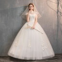 ウェディングドレス 挙式 花嫁 ブライダル ロングドレス 結婚式 wedding dress 披露宴 二次会 フォーマルドレス スタンドカラー セミオーダー/編...