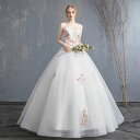 ウェディングドレス wedding dress ウエディングドレス プリンセスライン 結婚式 花嫁 ブライダル ロングドレス 森ガール 披露宴 二次会 挙式 セミオーダー/編み上げ(4)