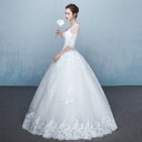 ウェディングドレス 五分袖 二次会 花嫁 ワンピース 上品 プリンセス シンプル ウエディングドレス 結婚式 服装 前撮り 後撮り ブライダルドレス バックレス...