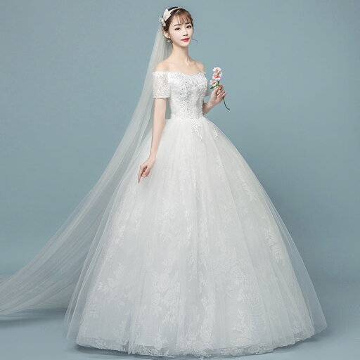 ウェディングドレス 半袖 二次会 ロングドレス 花嫁 ウエディングドレス 高級感 ブライダル 結婚式 プリンセスラインドレス パーティードレス オフショルダー 披露宴 撮影 セミオーダー/編み上げ ウェディングドレス 半袖 二次会 ロングドレス 花嫁 ウエディングドレス 高級感 ブライダル 結婚式 プリンセスラインドレス パーティードレス オフショルダー 披露宴 撮影 セミオーダー/編み上げ