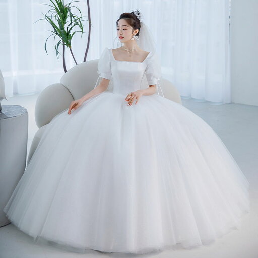 ウェディングドレス 二次会ドレス 結婚式 披露宴 ブライダルドレス ロング丈 ロングドレス 半袖 花嫁ドレス ウエディングドレス プリンセスラインドレス ホワイト 編み上げ 切り替え シンプル 前撮り エレガント 海外挙式 セミオーダー ボリューム クラシカル 王道 上品 ウェディングドレス 二次会ドレス 結婚式 披露宴 ブライダルドレス ロング丈 ロングドレス 半袖 花嫁ドレス ウエディングドレス プリンセスラインドレス ホワイト 編み上げ 切り替え シンプル 前撮り エレガント 海外挙式 セミオーダー ボリューム クラシカル 王道 上品