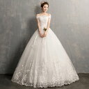 ウェディングドレス 花嫁ドレス 二次会ドレス プリンセスラインドレス ウエディングドレス 結婚式 ロング丈 ロングドレス チャペル挙式 披露宴 ブライダルドレス オフショルダー 前撮り エレガント 海外挙式 セミオーダー ボリューム クラシカル 王道 優雅 正統派 上品(4)
