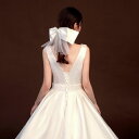 ショートベール チュール リボン パーティー 結婚式 ヘッドドレス ウエディングドレス ショート ベール 花嫁 大きなリボン かわいい ウエディング ヘッドドレ...