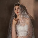 ウエディングベール ウェディングベール レース 花モチーフ ロングベール ブライダル 結婚式 二次会 披露宴 花嫁 海外挙式 前撮り マリアベール 華やか ヘア...