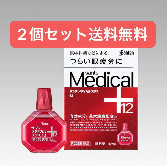 【2個セット】サンテメディカルプラス12 12mL【送料無料】