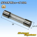 富士端子 ガラス管 管ヒューズ 10A 10個セット