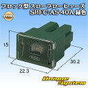 太平洋精工 ブロック型 スローブローヒューズ SBFC-AS 40A 緑色 3047