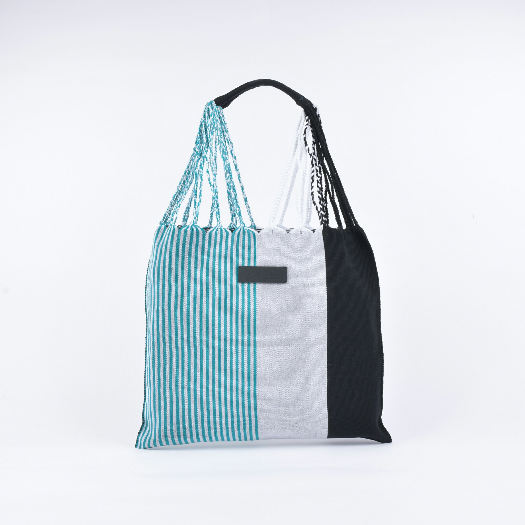 ストライプハンモック 青緑 ストライプハンモック 青緑 ブルー MARNI MARKET HAMMOCK BAG